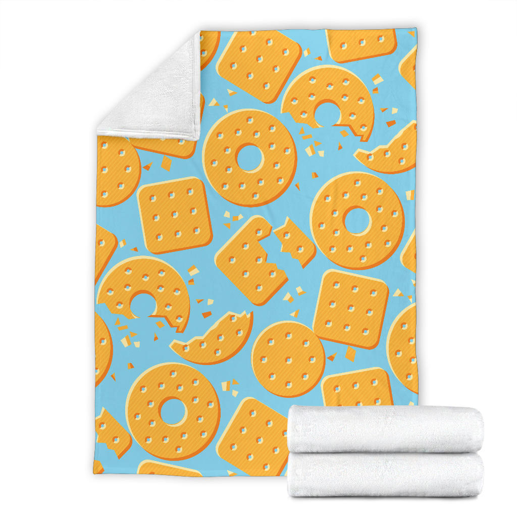 Cracker Pattern Print Design 02 Premium Blanket