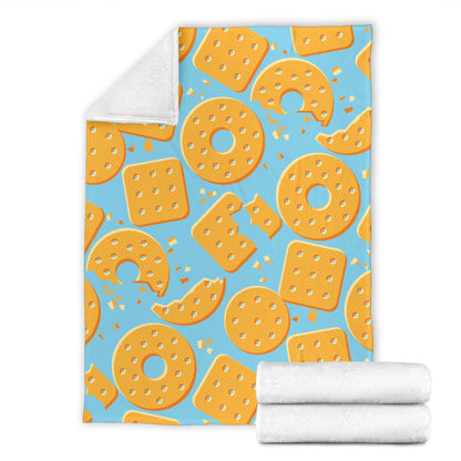 Cracker Pattern Print Design 02 Premium Blanket