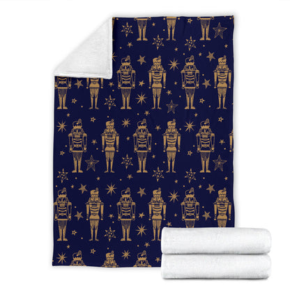 Nutcracker Pattern Print Design A05 Premium Blanket