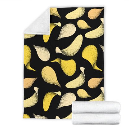 Potato Pattern Print Design A02 Premium Blanket