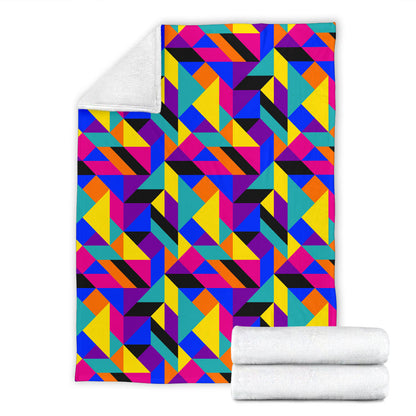 90s Colorful Pattern Print Design 1 Premium Blanket