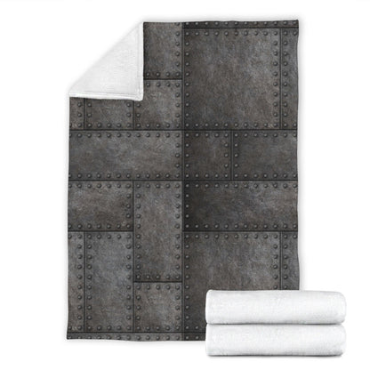 Armor Pattern Print Design 02 Premium Blanket