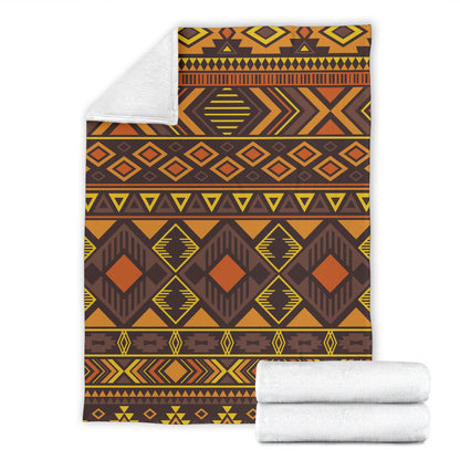 Navajo Pattern Print Design A06 Premium Blanket