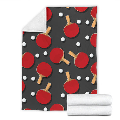 Ping Pong Pattern Print Design A05 Premium Blanket