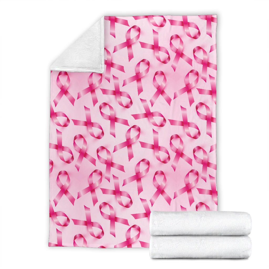 Breast cancer Pattern Print Design 04 Premium Blanket