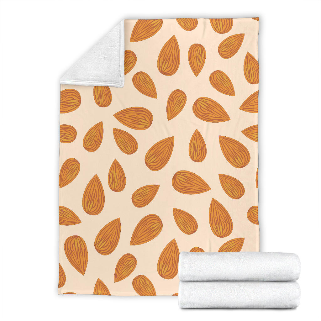 Almond Pattern Print Design 03 Premium Blanket