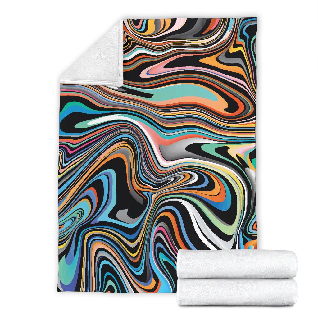 Liquid Pattern Print Design 02 Premium Blanket