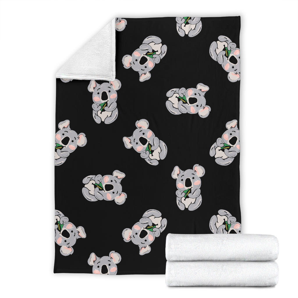 Koala Pattern Print Design 05 Premium Blanket