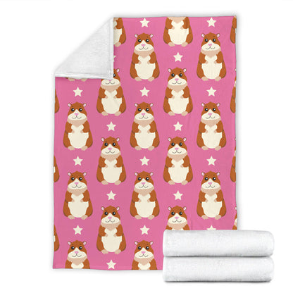 Hamster Cute Pattern Print Design 02 Premium Blanket