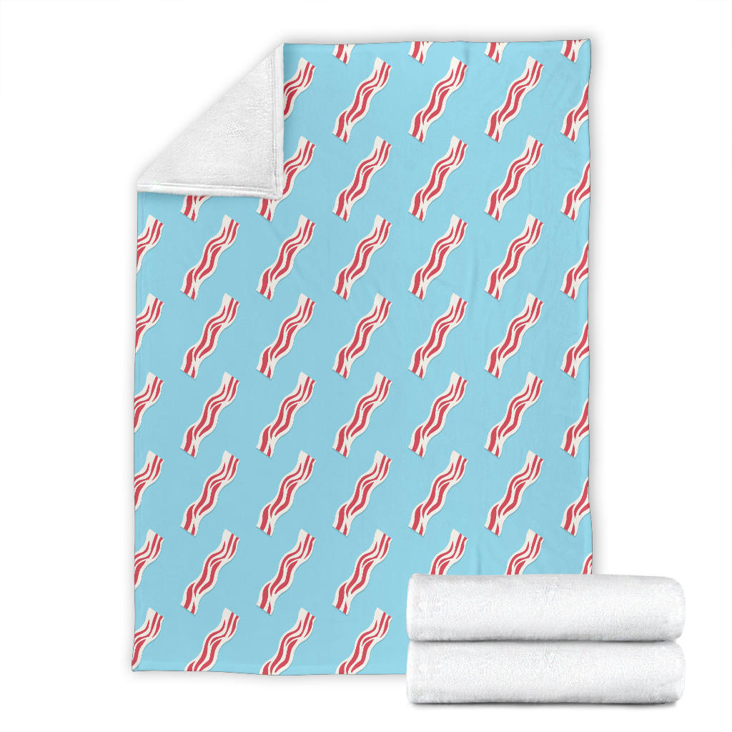 Bacon Pattern Print Design 03 Premium Blanket