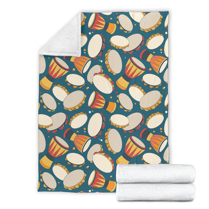 Tambourine Pattern Print Design 01 Premium Blanket