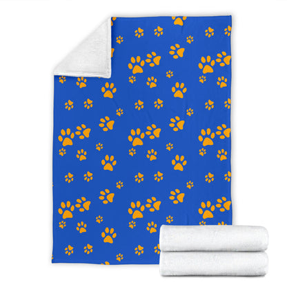 Paw Pattern Print Design A03 Premium Blanket