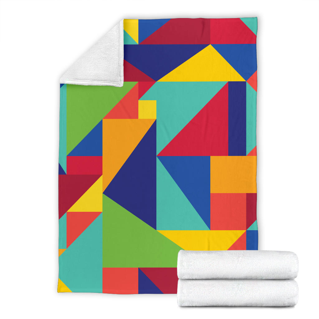 Mosaic Pattern Print Design 01 Premium Blanket