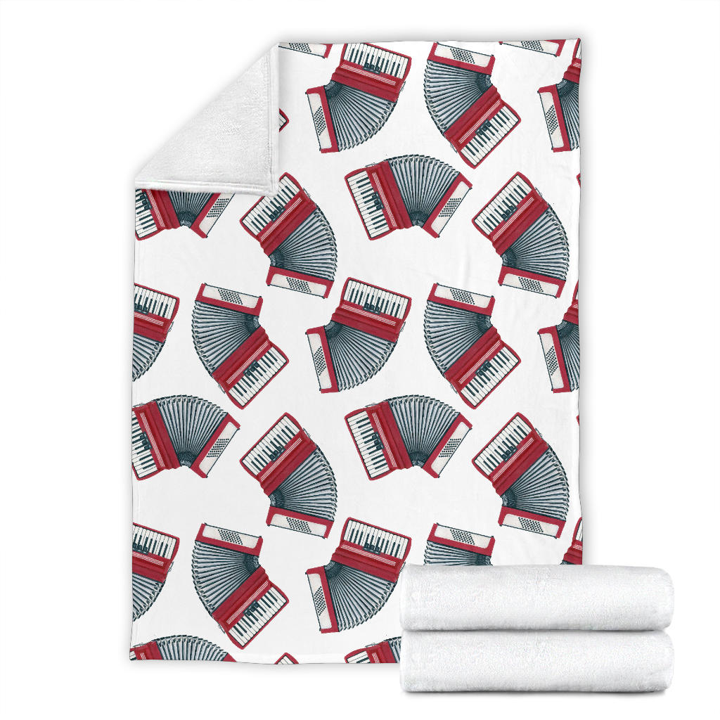 Accordion Pattern Print Design 03 Premium Blanket