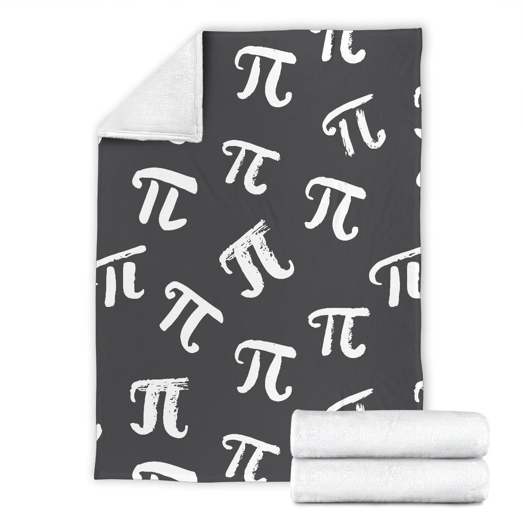 Pi Day Pattern Print Design A02 Premium Blanket