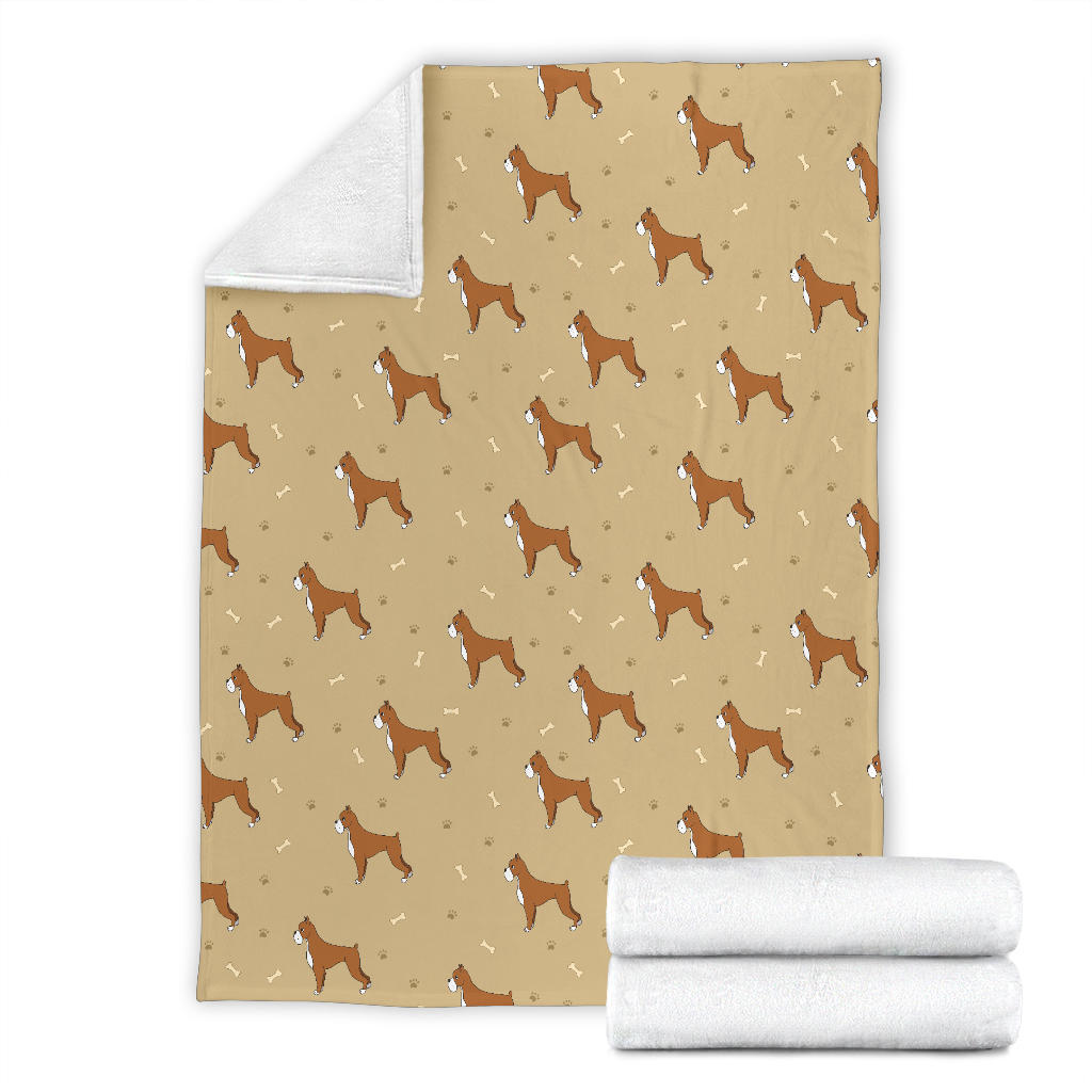 Boxers Pattern Print Design 02 Premium Blanket