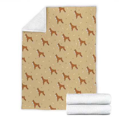 Boxers Pattern Print Design 02 Premium Blanket