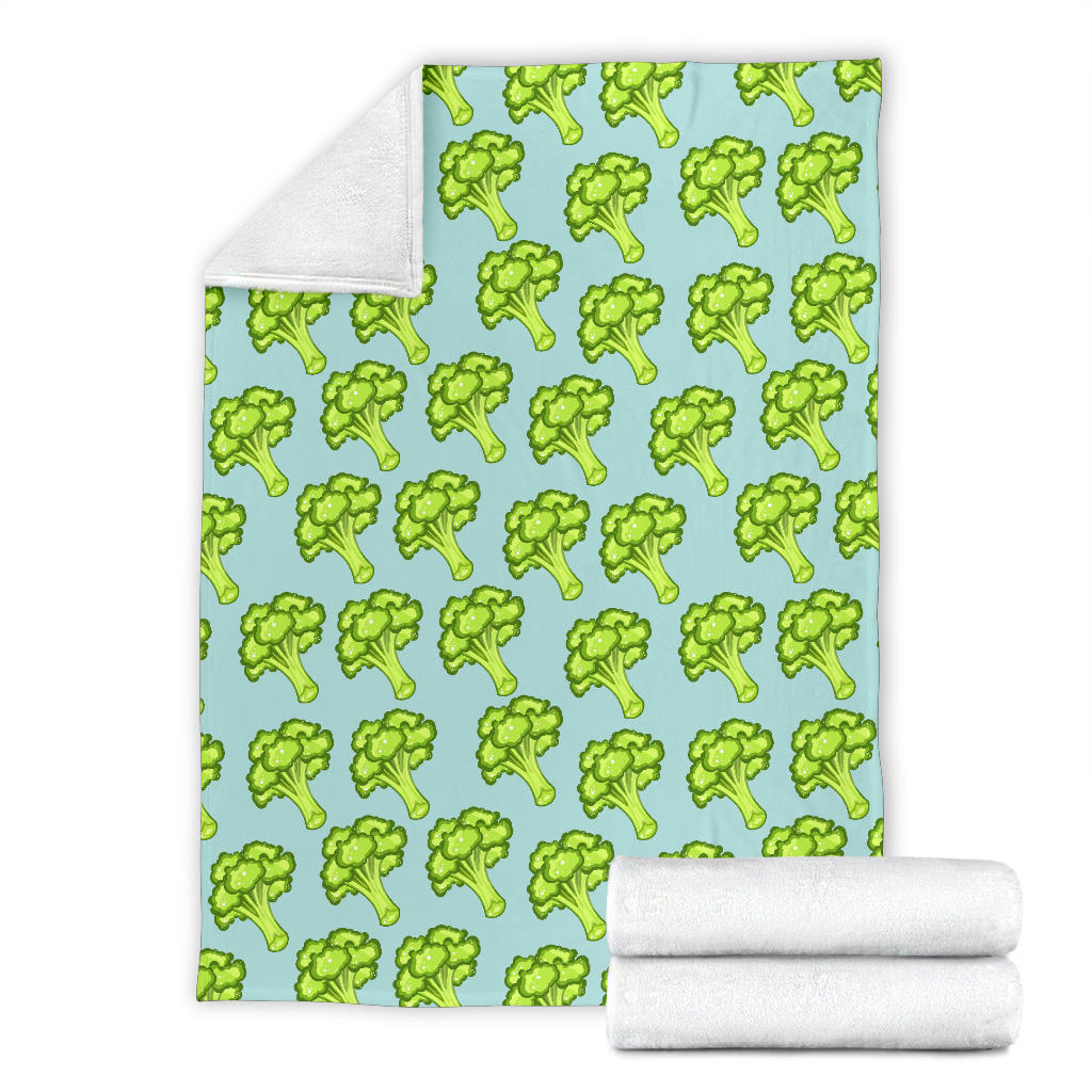 Broccoli Pattern Print Design 02 Premium Blanket