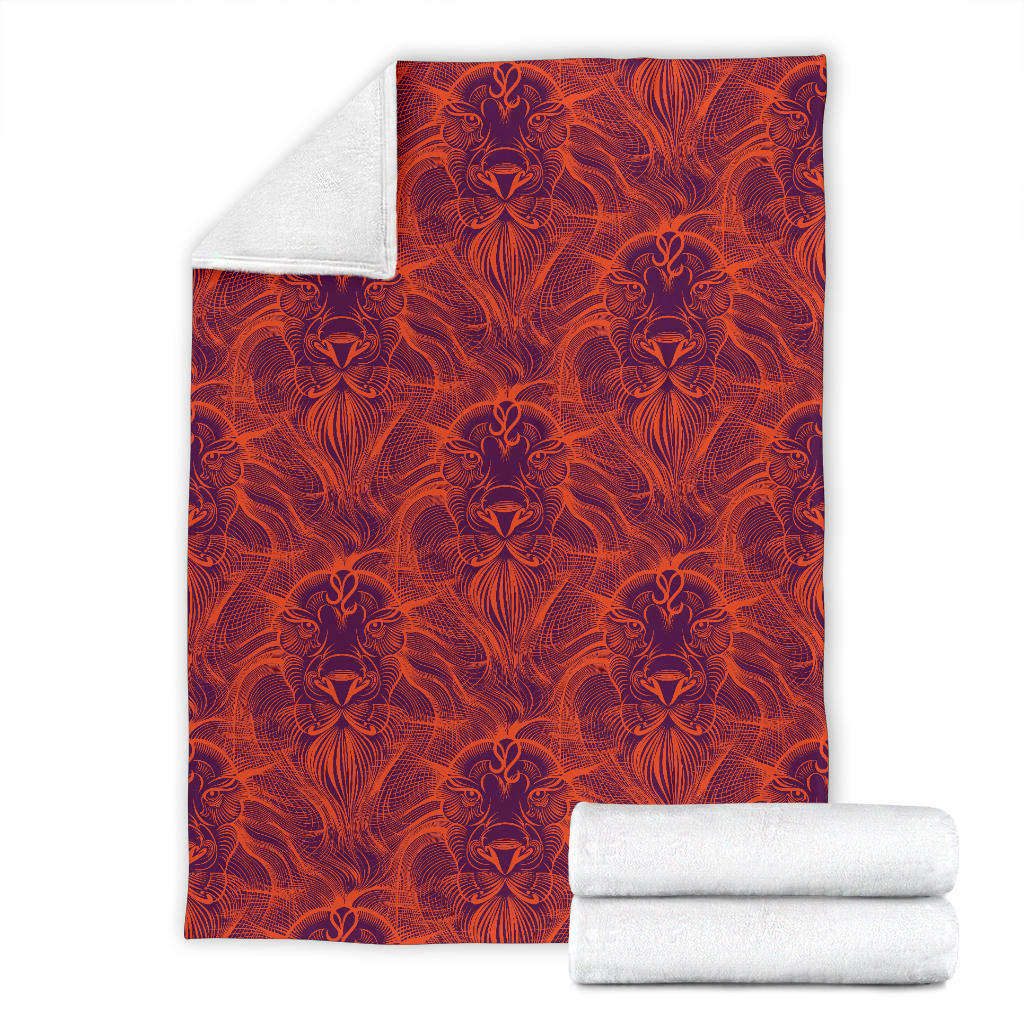 Leo Pattern Print Design 01 Premium Blanket