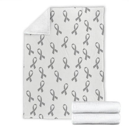 Brain cancer Pattern Print Design 01 Premium Blanket