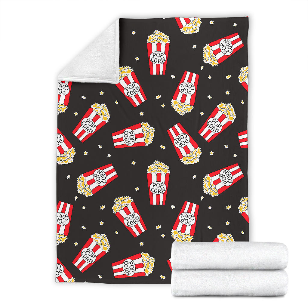 Popcorn Pattern Print Design A01 Premium Blanket