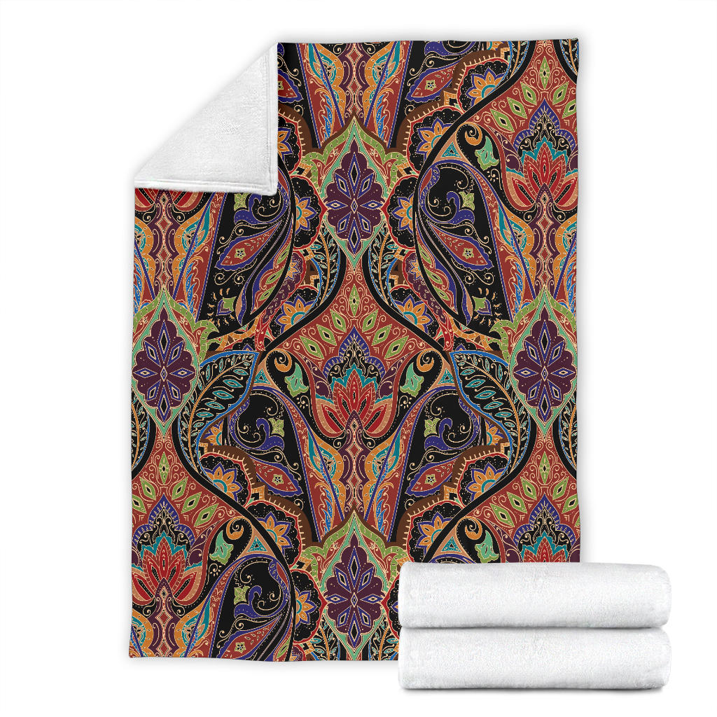 Bohemian Pattern Print Design 06 Premium Blanket