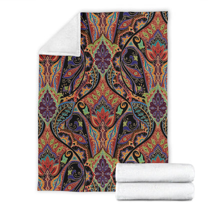 Bohemian Pattern Print Design 06 Premium Blanket