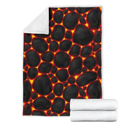 Lava Pattern Print Design 01 Premium Blanket