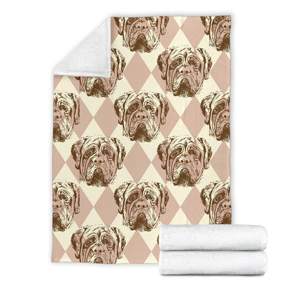 Mastiffs Pattern Print Design 01 Premium Blanket