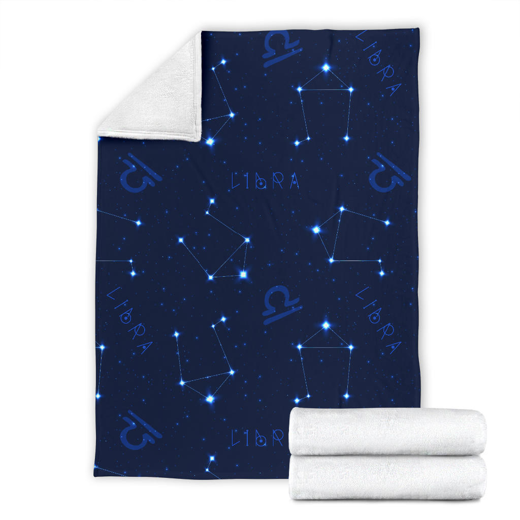Libra Pattern Print Design 04 Premium Blanket
