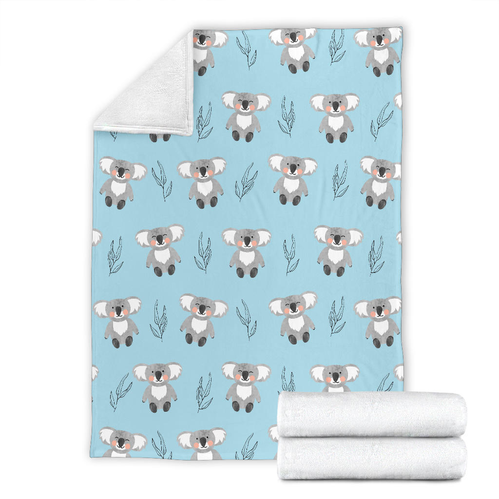 Koala Pattern Print Design 01 Premium Blanket