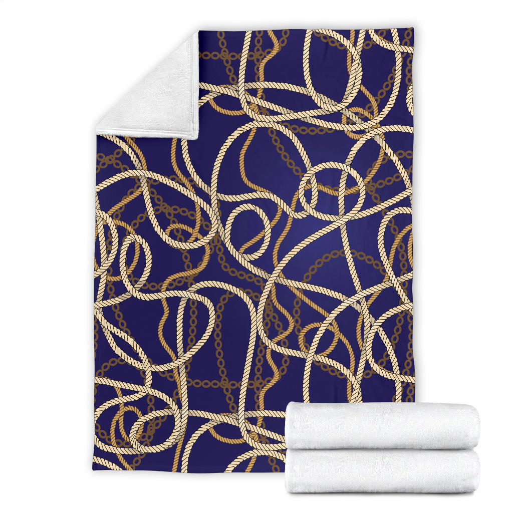 Rope Pattern Print Design A01 Premium Blanket