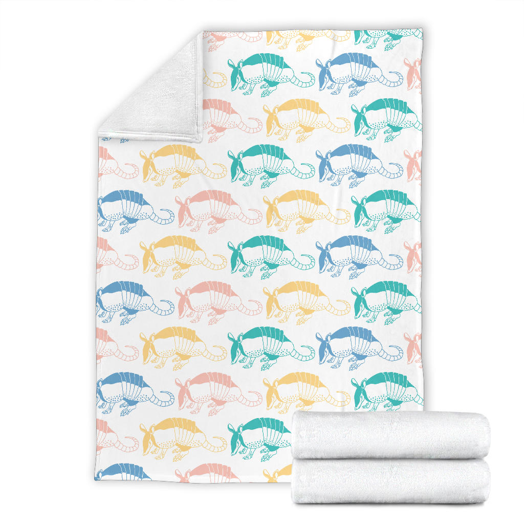 Armadillo Pattern Print Design 05 Premium Blanket