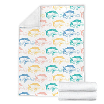 Armadillo Pattern Print Design 05 Premium Blanket