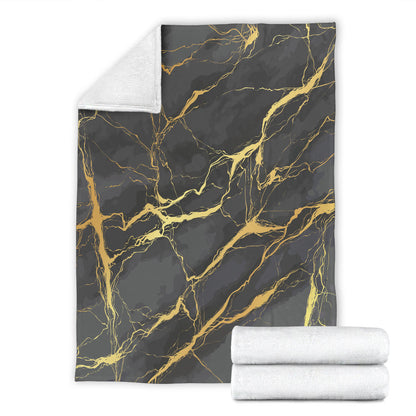 Marble Pattern Print Design 02 Premium Blanket