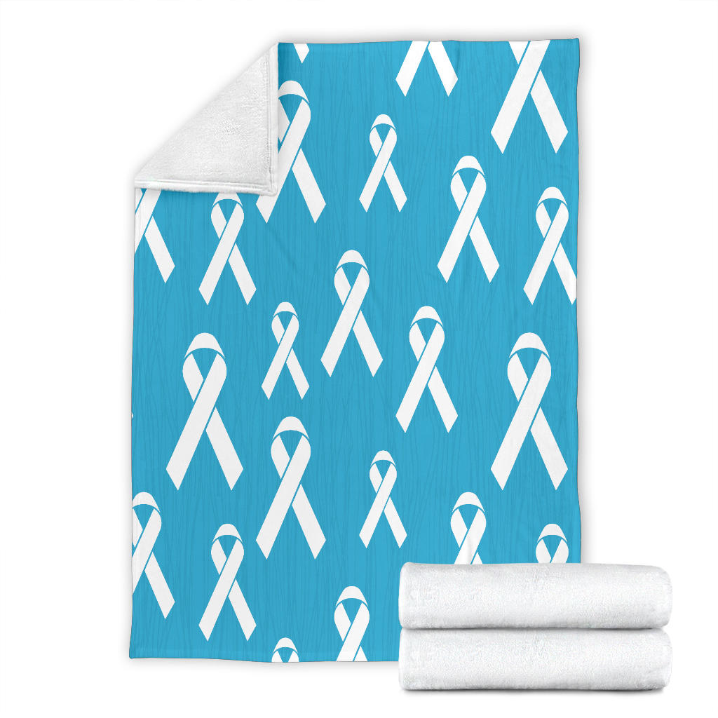 Liver cancer Pattern Print Design 01 Premium Blanket