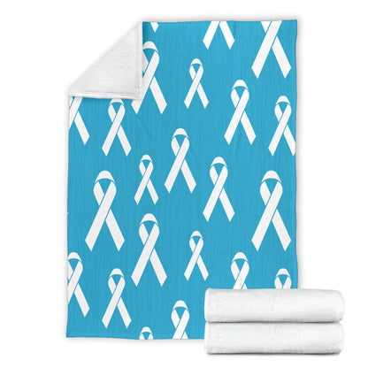 Liver cancer Pattern Print Design 01 Premium Blanket