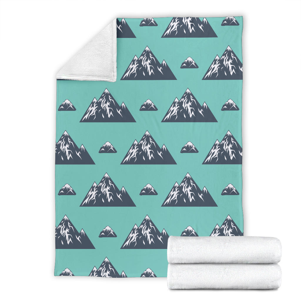 Mountain Pattern Print Design 01 Premium Blanket