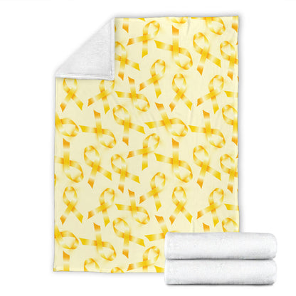 Bone cancer Pattern Print Design 01 Premium Blanket