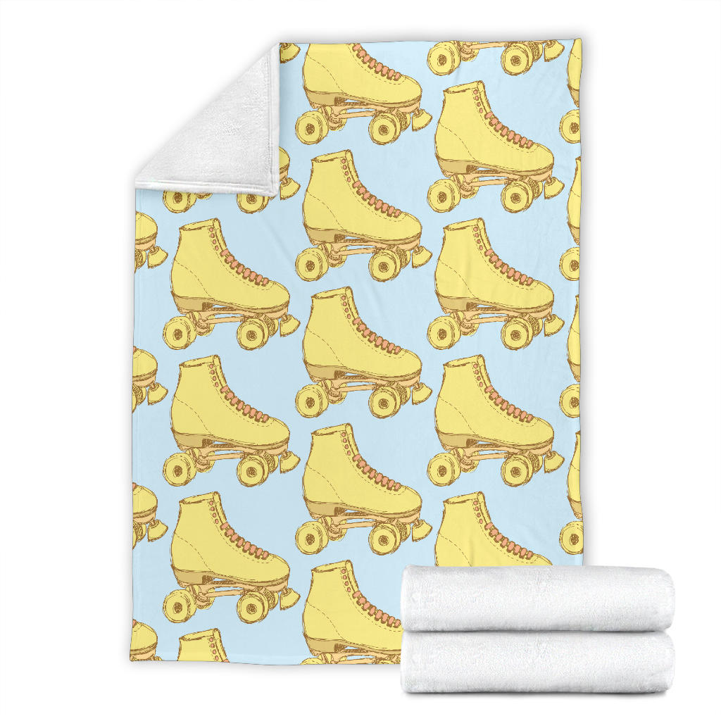 Roller skate Pattern Print Design A03 Premium Blanket