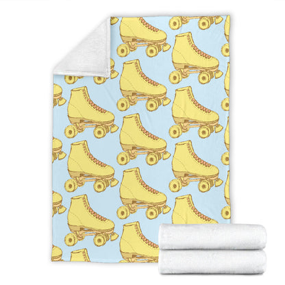Roller skate Pattern Print Design A03 Premium Blanket