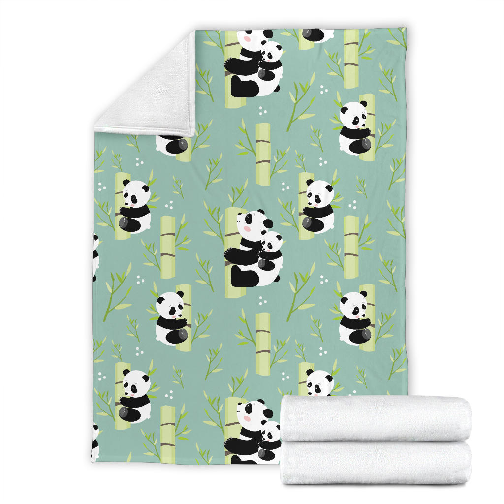 Panda Pattern Print Design A03 Premium Blanket