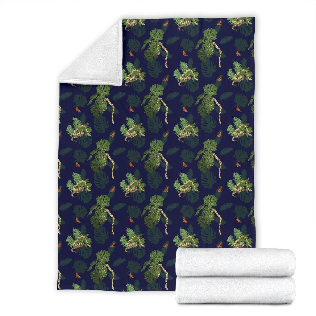 Boa Pattern Print Design 02 Premium Blanket