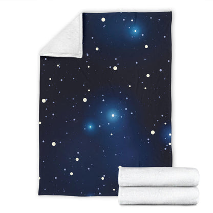 Night sky Pattern Print Design A02 Premium Blanket