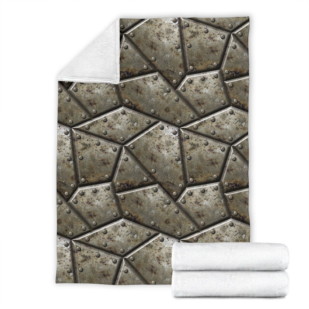 Armor Pattern Print Design 01 Premium Blanket