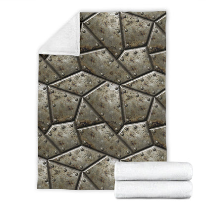 Armor Pattern Print Design 01 Premium Blanket