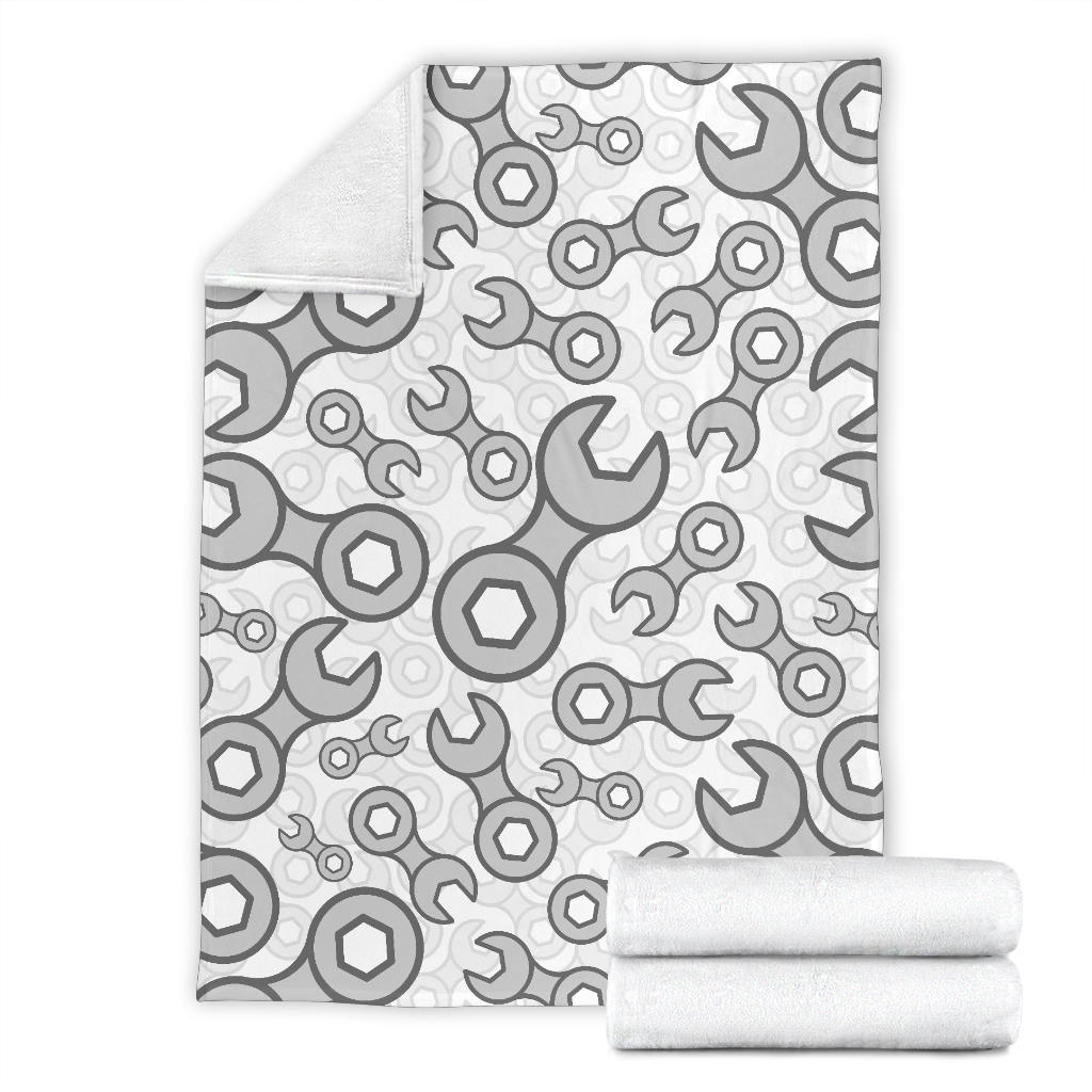 Mechanic Pattern Print Design 05 Premium Blanket