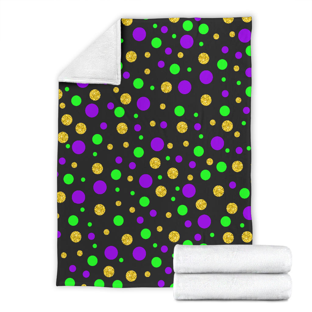Mardi Gras Pattern Print Design 07 Premium Blanket