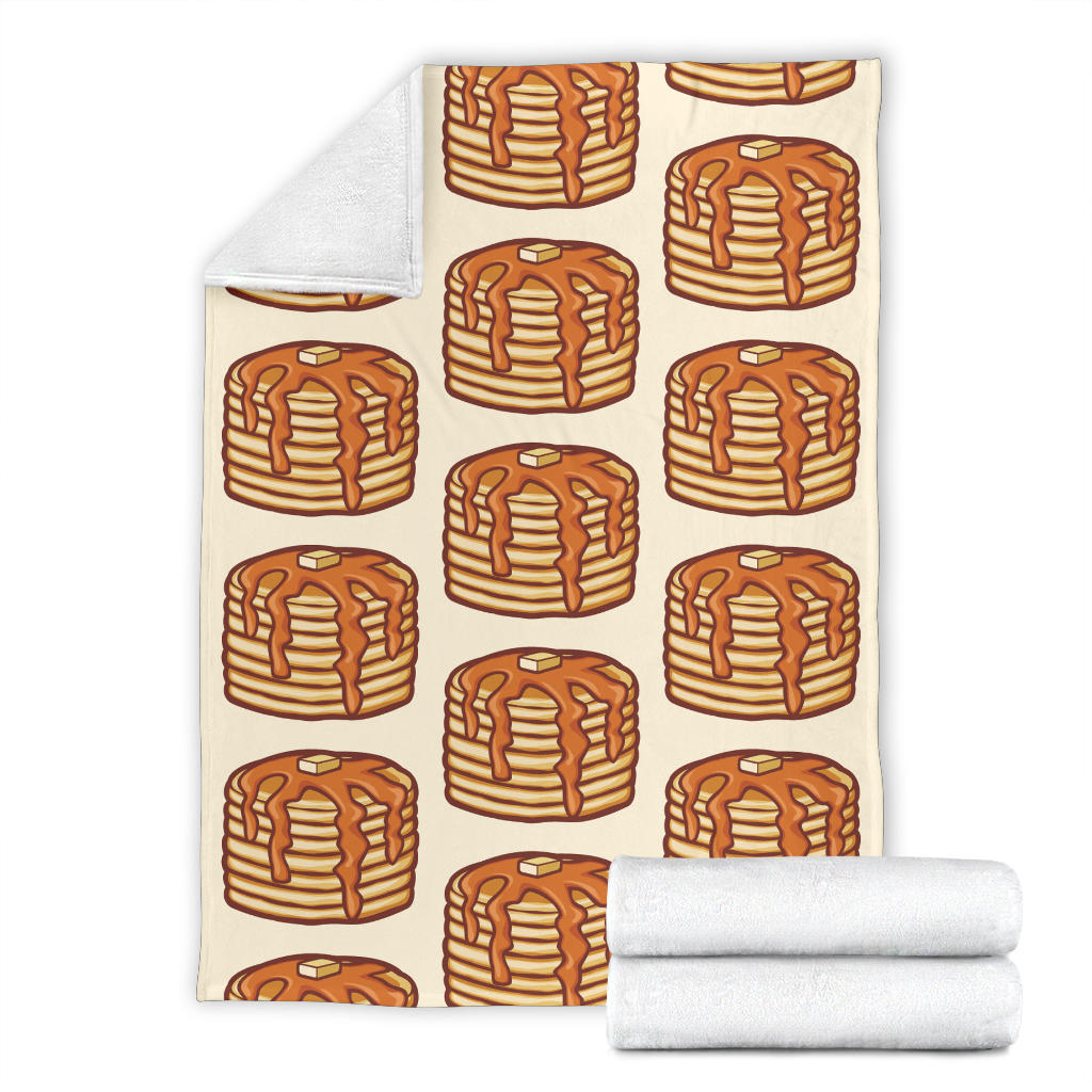 Pancake Pattern Print Design A02 Premium Blanket