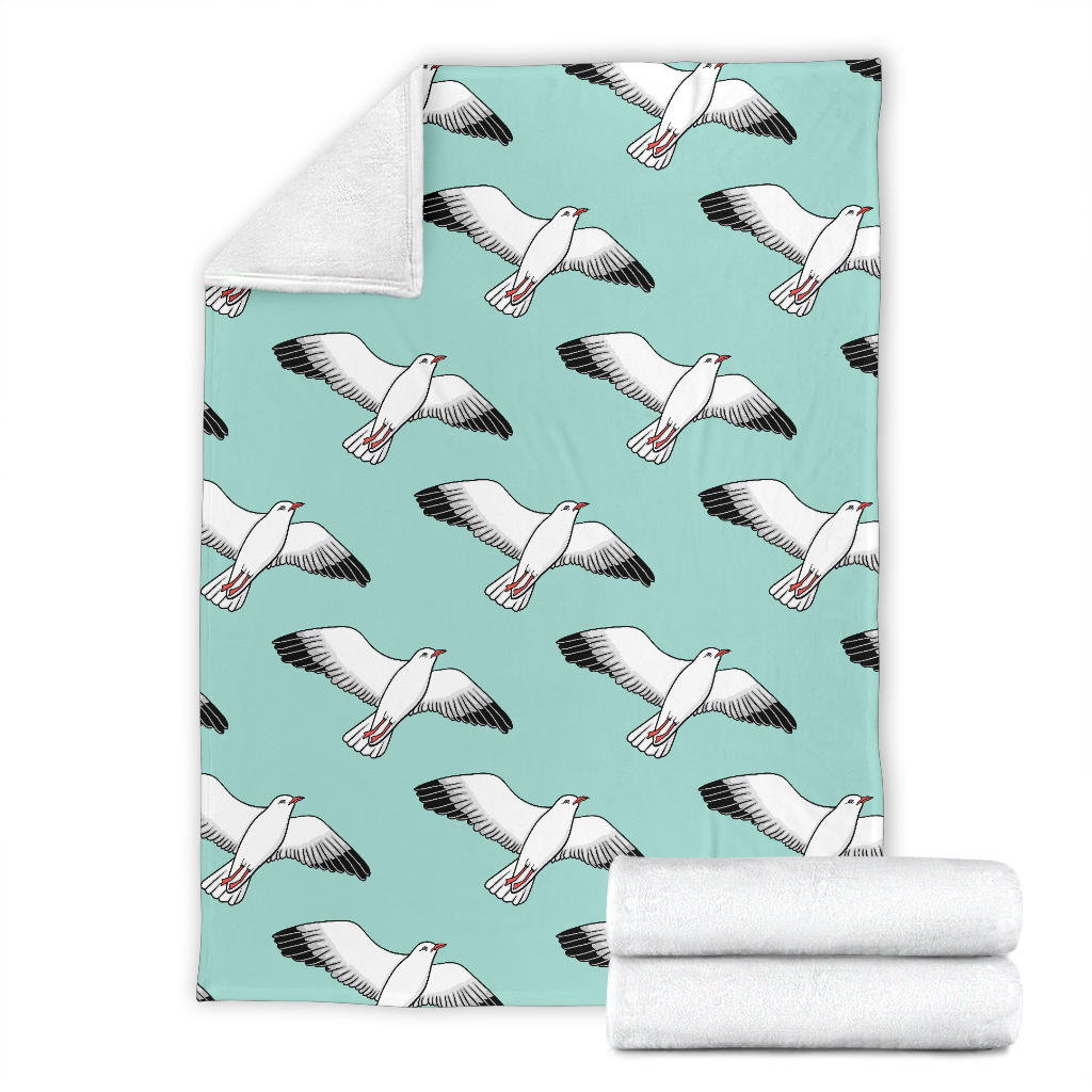 Pigeon Pattern Print Design 02 Premium Blanket